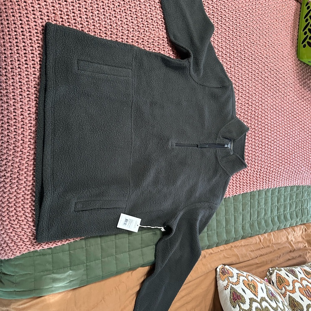 NWT Free Fly Men's Bamboo Sherpa Fleece Quarter Zip